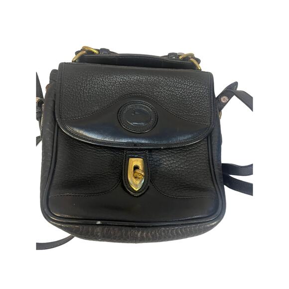 Dooney & Bourke Handbags - Vintage Square Carrier Dooney & Bourke Crossbody Bag black leather